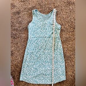 Columbia Blue Patterned Women's Dress